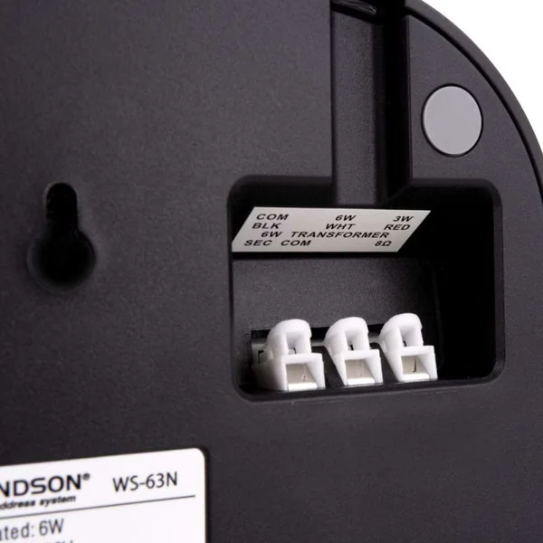 WS-63N Haut-parleur mural 6 - 3 Watts 100 V