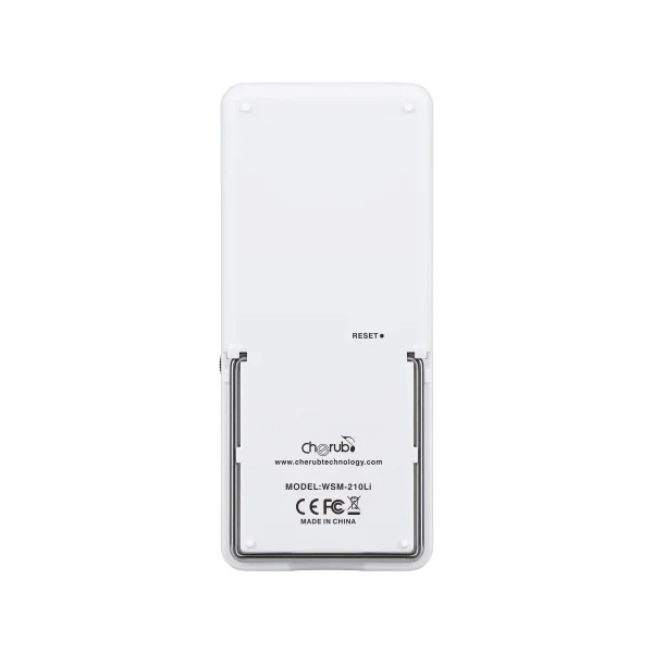 WSM-210LI CHERUB - Métronome électronique compact, rechargeable, 4 sons, écran LCD, suppor
