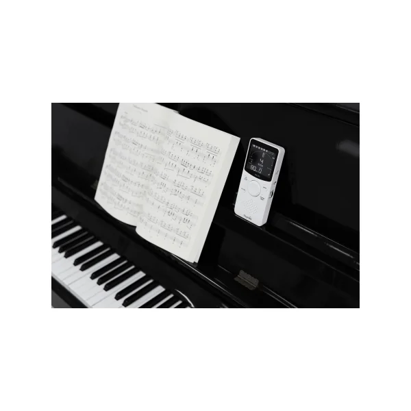 WSM-210LI CHERUB - Métronome électronique compact, rechargeable, 4 sons, écran LCD, suppor
