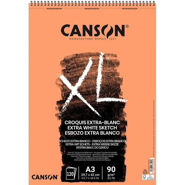 XL bloc croquis 90g/m²