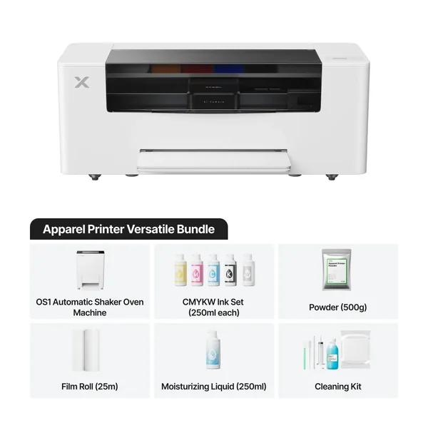 xTool Apparel Printer - Imprimante Textile DTF en un clic, personnalisation pro sans effort