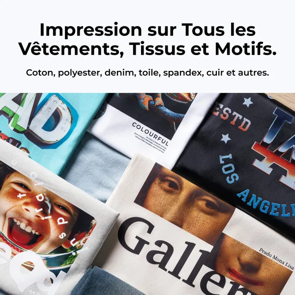 xTool Apparel Printer - Imprimante Textile DTF en un clic, personnalisation pro sans effort