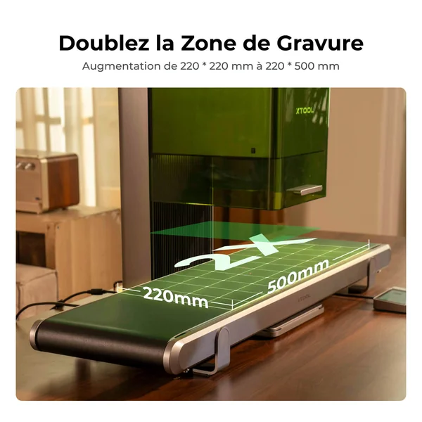 xTool Convoyeur Auto Streamline™ pour F2 Ultra / F1 Ultra/F2 Ultra UV