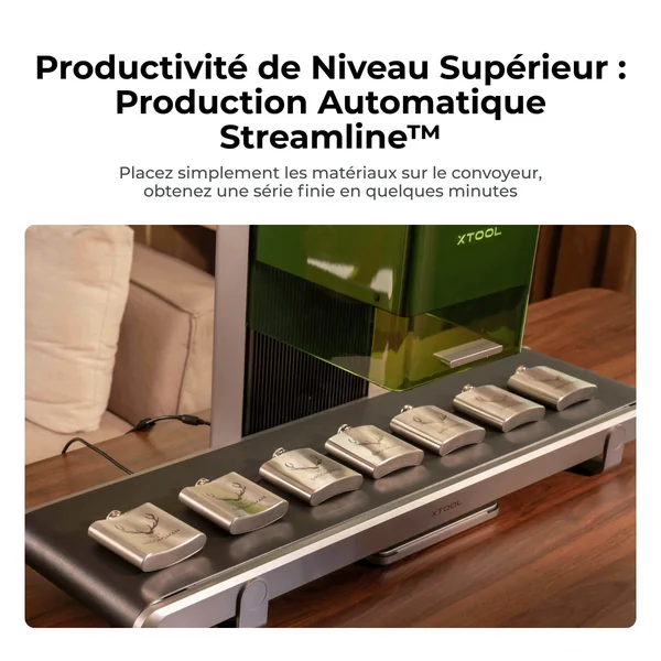 xTool Convoyeur Auto Streamline™ pour F2 Ultra / F1 Ultra/F2 Ultra UV