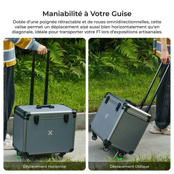 xTool F1 /F1 Lite Valise Rigide à Roulettes