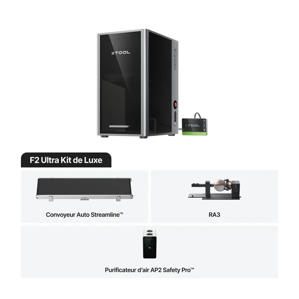 xTool F2 Ultra – Graveur Laser Double MOPA 60W + Diode 40W