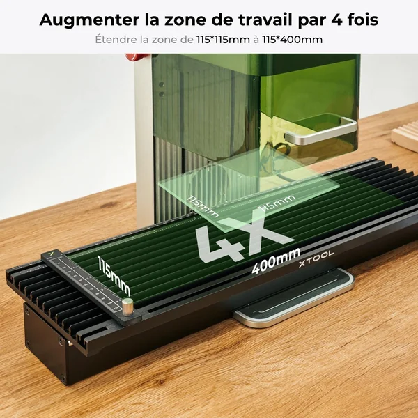 xTool F2/F1/F1 Lite Extension de Glissière