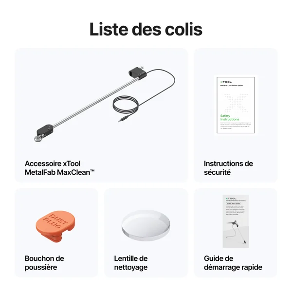xTool MetalFab Accessoire de nettoyage laser MaxClean™ 45 mm