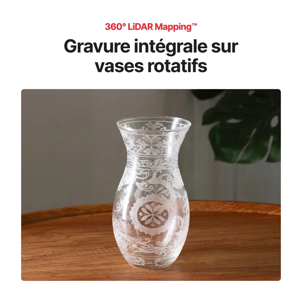 xTool RA3 / RA3 Lite : Gravure rotative intelligente pour bagues, gobelets et ornements
