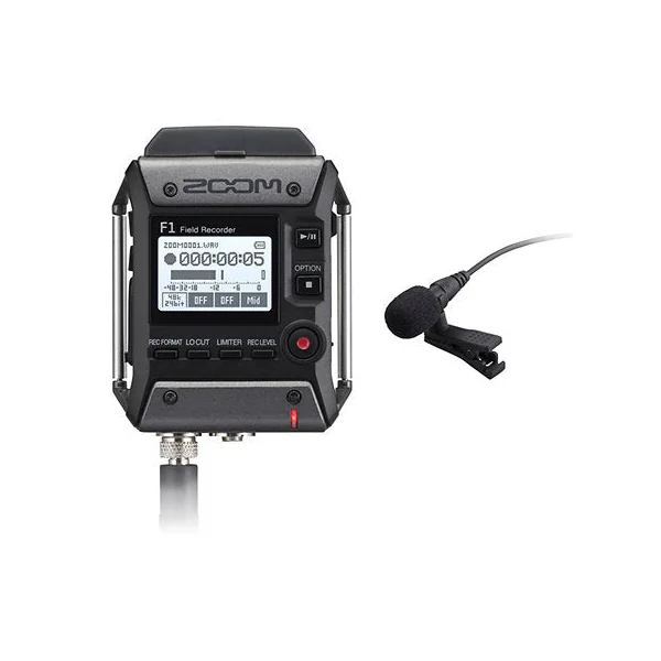 Zoom F1-LP - Enregistreur Portable Ultra-Compact avec Micro Cravate pour Caméra